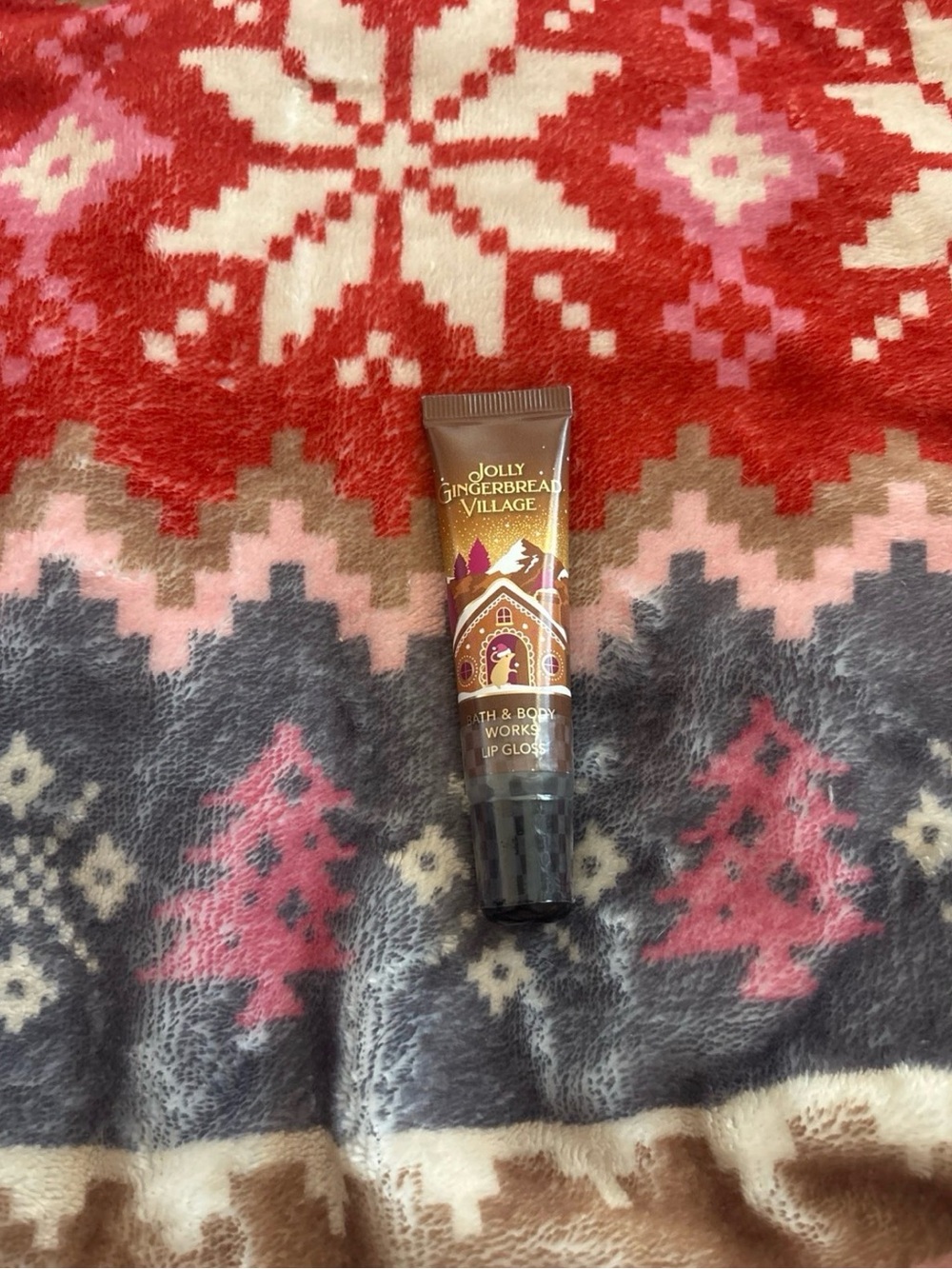 Bath & Body Works Jolly Gingerbread Village Lip Gloss